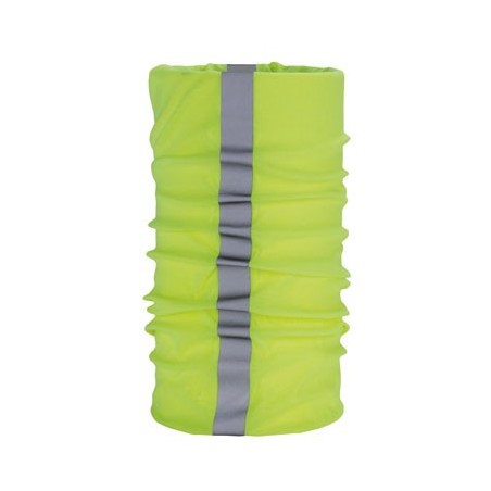 YELLOW POLYESTER REFLECTIVE NECK WARMER FLEXIUM