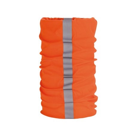 ORANGE POLYESTER REFLECTIVE NECK WARMER FLEXIUM