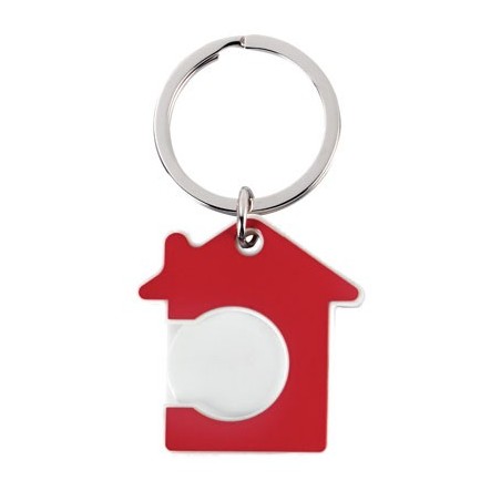 RED KEY RING PLASTIC COIN REMAX