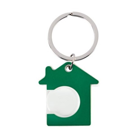 GREEN KEY RING PLASTIC COIN REMAX