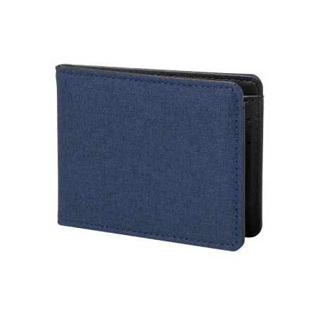 PORTE-CARTES/FEUILLES POLYESTER RUPUK BLEU