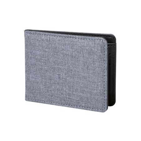 GREY POLYESTER CARDHOLDER  WALLET RUPUK