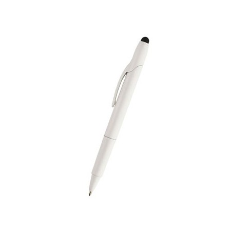 WHITE PLASTIC PEN PLONK