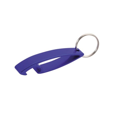 BLUE ALUMINIUM KEYRING LENIS