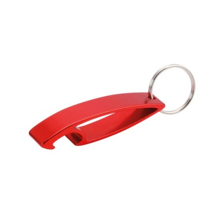 RED ALUMINIUM KEYRING LENIS