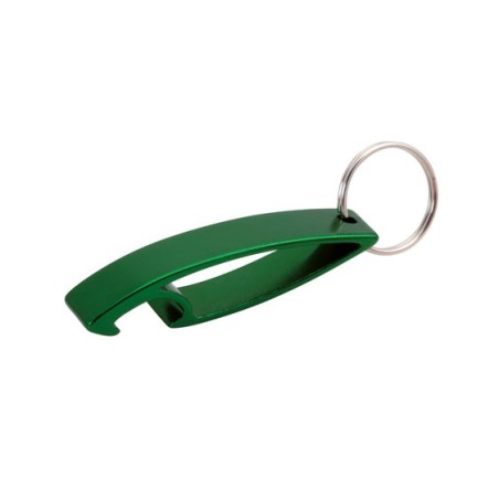 GREEN ALUMINIUM KEYRING LENIS