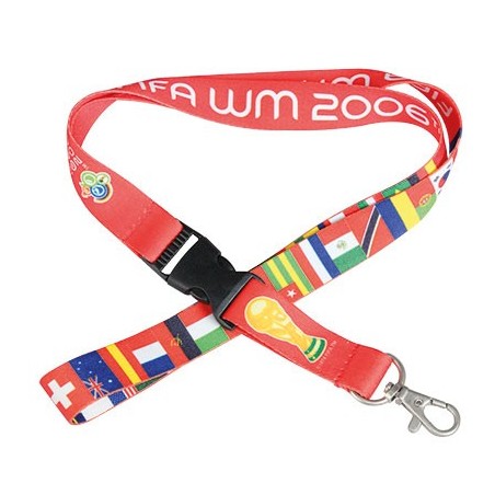 LANYARD SURDES SUBLIMACIÓN 15 X 450 MM ENGANCHE METÁLICO + CLICK CLACK