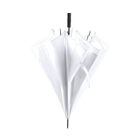 WHITE WINDPROOF AUTOMATIC UMBRELLA PANAN