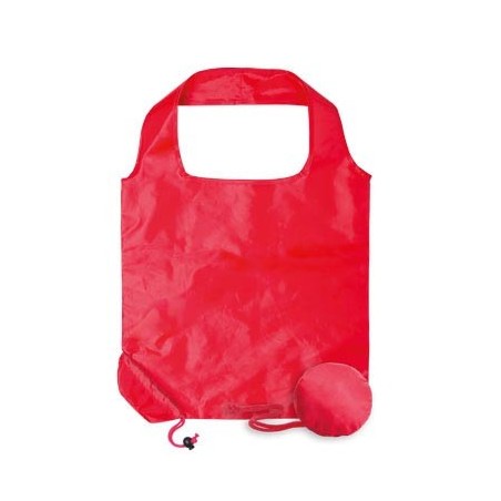 SAC PLIABLE POLYESTER DAYFAN ROUGE