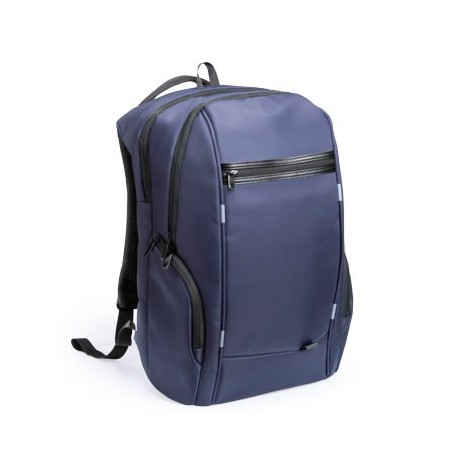 BLUE  NYLON BACKPACK ZIRCAN