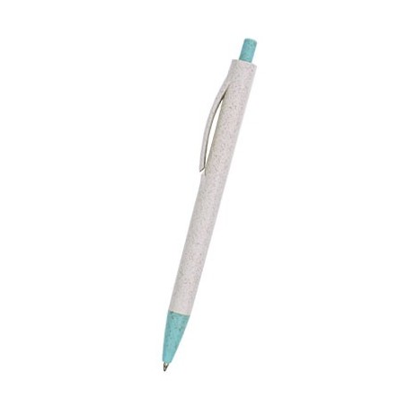 LIGHT BLUE PLASTIC PEN ECOTAM