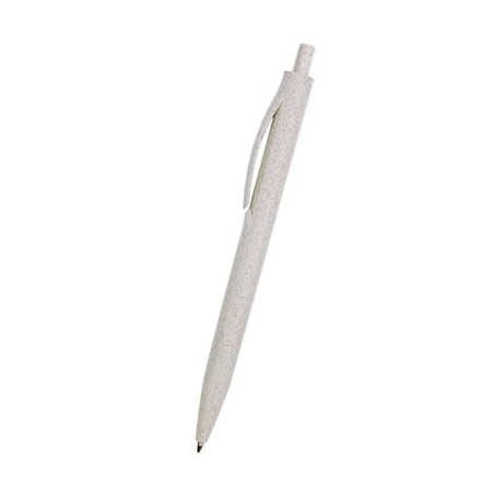 WHITE PLASTIC PEN ECOTAM