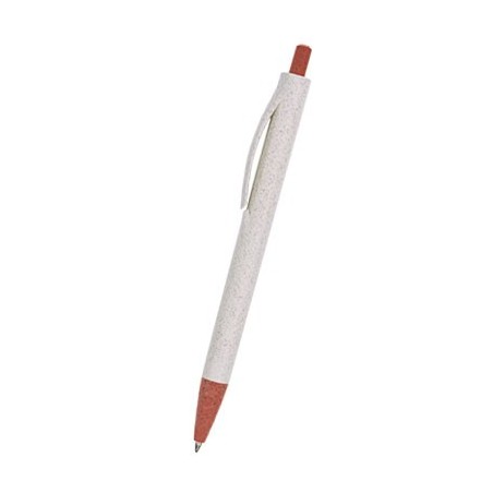 RED PLASTIC PEN ECOTAM