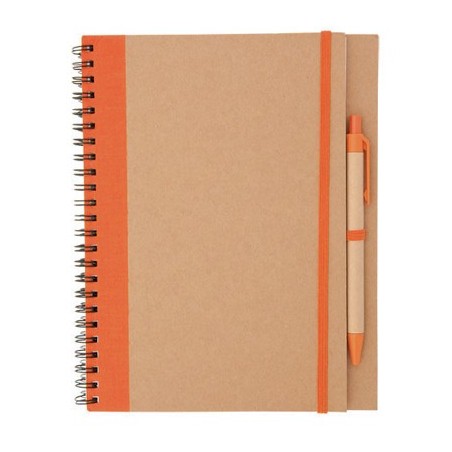 CADERNO CARTAO DETOX LARANJA