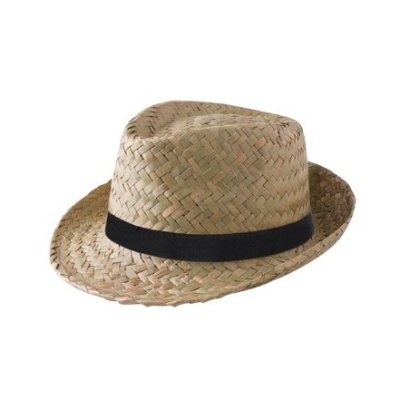 GREEN DARK STRAW HAT BORA