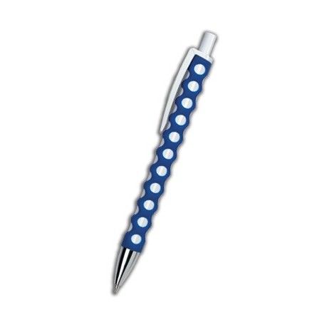 NAVY BLUE BLUE PLASTIC PEN SPOTY