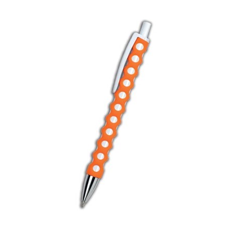 ORANGE PLASTIC PEN SPOTY