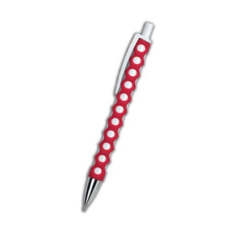 RED PLASTIC PEN SPOTY