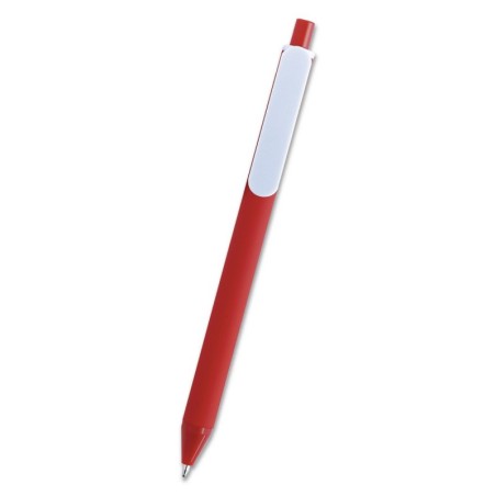 STYLO À BILLE EN PLASTIQUE TRUCEO ROUGE