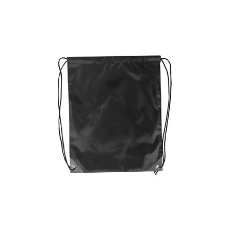 BLACK POLYESTER BACKPACK ATLAS