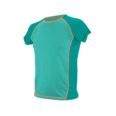 TECHNICAL T-SHIRT RUN&PRO GREEN / ORANGE L