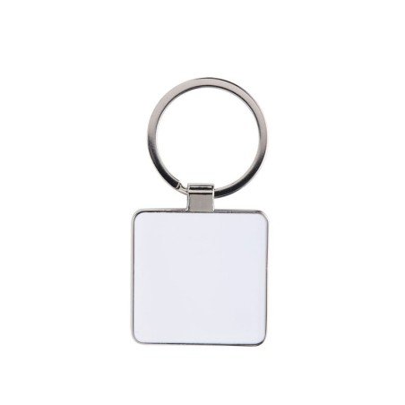 WHITE KEYRING RINGLIN SQUARE