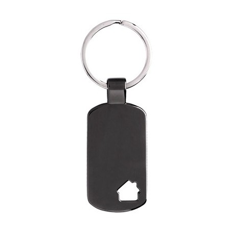 BLACK METALLIC KEY RING KOKUN HOUSE