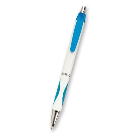 CYAN BLUE PLASTIC PEN BRICO