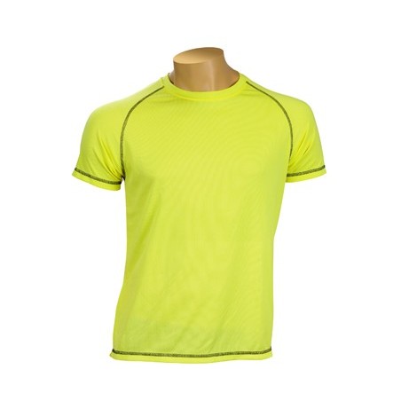 CAMISETA TECNICA CUBIK AMARILLO L