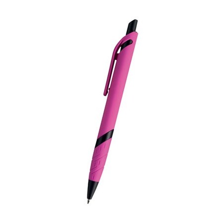 FUCHSIA PINK PLASTIC PEN BURKI