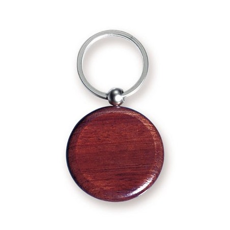 BROWN DARK WOOD KEY RING RONY