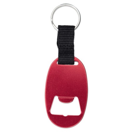 RED BOTTLE-OPENER KEYRING VANIC