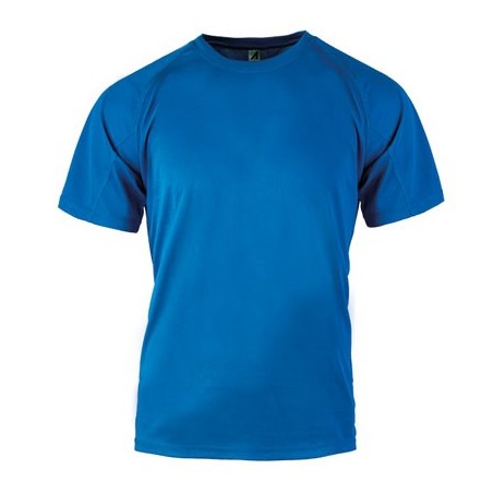 CAMISETA TÉCNICA SPORT 140 GRS COLOR AZUL ROYAL TALLA L