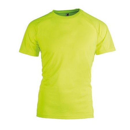 CAMISETA TÉCNICA SPORT 140 GRS COLOR AMARILLO TALLA L