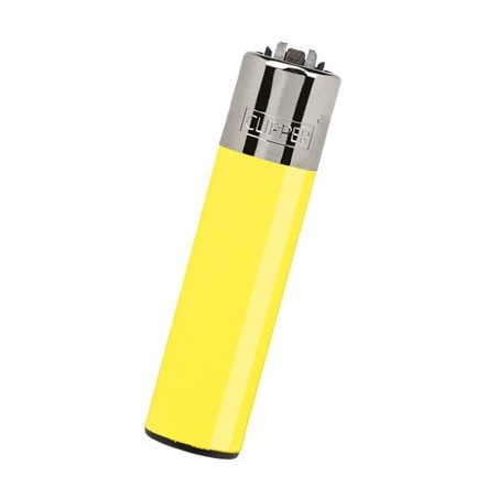 BRIQUET PIERRE CLIPPER POCKET JAUNE