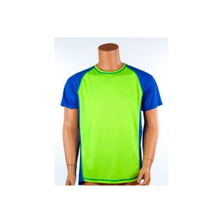 CAMISETA  DLAYER ADULTO AZUL / AMARILLO L