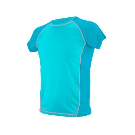 CAMISETA  DLAYER ADULTO AZUL / AZUL CLARO L