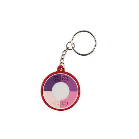 RED UV METTER KEYRING LEVEL