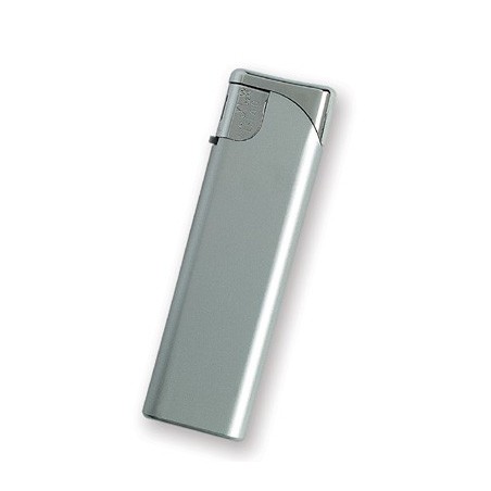 SILVER ELECTRONIC LIGHTER ESLAID METALIZADO