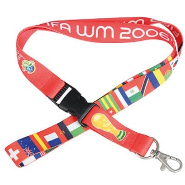 LANYARD SURDES SUBLIMACIÓN 20 X 450 MM ENGANCHE METÁLICO + CLICK CLACK