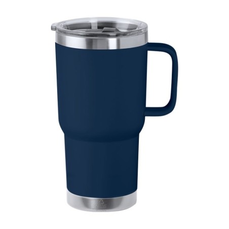 TAZA TÉRMICA PASTER AZUL MARINO