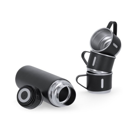 MELBIR 420 ml STAINLESS-STEEL VACUUM-FLASK SET