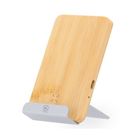 DIMITRY BAMBOO/RECYCLED-ALUMINUM CHARGER