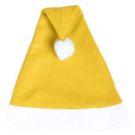 GORRO PAPA NOEL AMARILLO