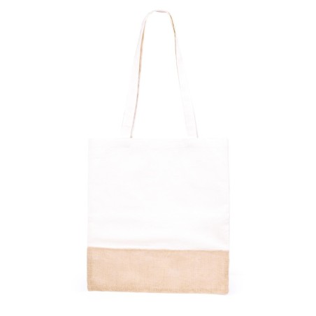 TOAST JUTE BAG/COTTON AND JUTE HANDLES