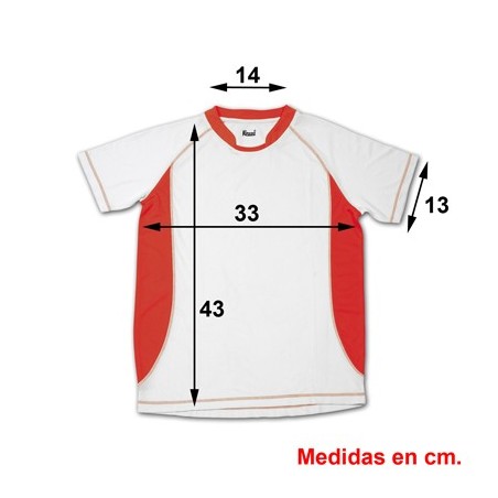 CAMISA TÉCNICA ARABIA CRIANÇA VERMELHO 3/4