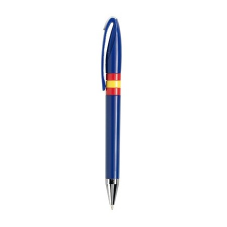 NAVY BLUE BLUE PLASTIC PEN BANNER SPANISH FLAG