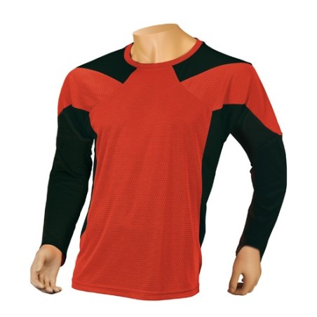 T-SHIRT TECNICA DREAM ROSSO MANICHE LUNGA L