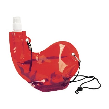 BOTTIGLIA PET CON CORDE BOTAX ROSSO