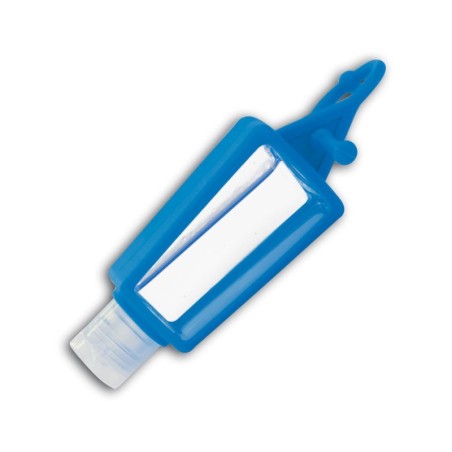 CYAN BLUE BOTTLE MUSTY FOR GEL WITH SILICONE HOOK